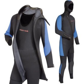 Resim Free-Sub 5mm Ege, Scuba, Tüplü Dalış Elbisesi - L 
