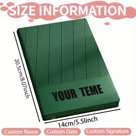 Resim İş Defteri A5 Daulin Kağıt | Kabartmalı Suni Deri Kapak + LOGO + Tarih Özelleştirme | Yerleşik Kitap Ayracı ile 360° Düz Serbest Tasarım | Ofis Toplantısı/Öğrenci Sınavı/Yaratıcı Günlük 