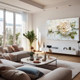 Resim Güzele Açan Çiçek - 90x60 