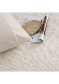 Resim Taç Jakar Anette Tek Kişilik Pike Takımı Bej 000000001000047207 