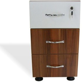 Resim VENA Sıla Ofis Çalışma Masa Takımı Erik-beyaz (MASA SEHPA DOLAP KESON 3 ÇEKMECELİ) 