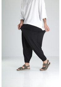 Resim Siyah Pileli Yarım Şalvar Coc1987 Siyah 