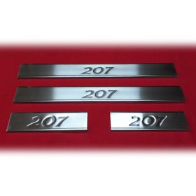 Resim Peugeot 207 Krom Kapı Eşiği 2006-2012 4Prç 