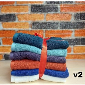 Resim Özdilek Svv Border -6 Lı- Kalın & Yumuşak Mutfak Havlusu 33x33 - V2 Mavi 