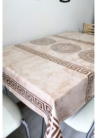 Resim Altı Astarlı Muşamba Masa Örtüsü Kare Yuvarlak Dikdörtgen Vsc 
