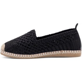 Resim Pandora Moda Y25.82.112 Kadın Hasır Espadril Siyah 