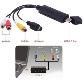 Resim Triline Usb Easycap 4 Kanal Capture Kayıt Kartı 