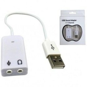 Resim USB Ses Kartı 7.1 Virtual Sound 3D 5HV2 Çevirici Dönüştürücü Adaptör Kulaklık Mikrofon Birlikte 