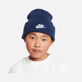 Resim Nike Sportswear Peak Folding Cuff and Embroidered Futura Logo Details Çocuk Bere 