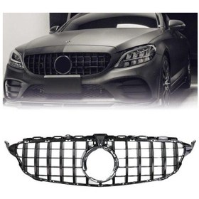 Resim C Serisi W205 Gtr Ön Panjur Piano Siyah Kameralı 2018 Sonrası 