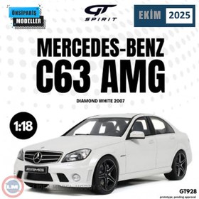 Resim 1:18 2007 Mercedes Benz C63 AMG Diamond White 