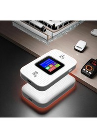 Resim Taşınabilir Modem 5g/4g Lte 300mbps 10 Cihaz Destekli Mobil Router 