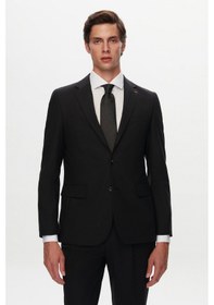 Resim D's Damat Ds Damat Slim Fit Siyah Düz Takim Elbise 5he05ob35577m 001 