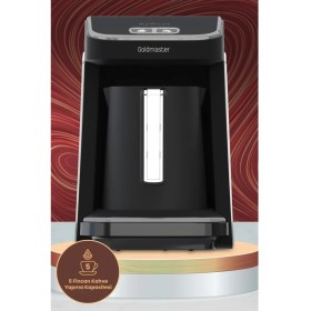 Resim Goldmaster Kıvam ECO Beyaz Silver Geniş Hazneli Akıllı Yerleştirme Patentli Türk Kahve Makinesi GM-8380EB 