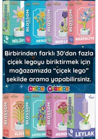 Resim Mikro Blok Kristal Nergis Çiçek Setleri Mini - Çiçek - Blossom Çiçek 
