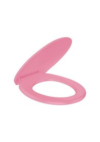 Resim Rona Pembe Tisa ThermoPlast Standart Klozet Kapağı (Üstten Monte) 