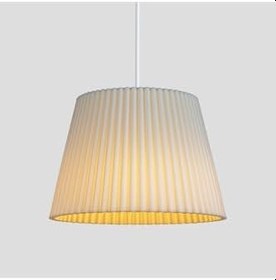 Resim Lotus Pleat Modern Pileli Avize - Minimalist Dekor, Ayarlanabilir Kablo, Ev Aydınlatma Oturma Odası 