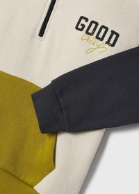 Resim Mayoral Erkek Çocuk Kapüşonlu Sweatshirt Yeşil - 5 Yaş 