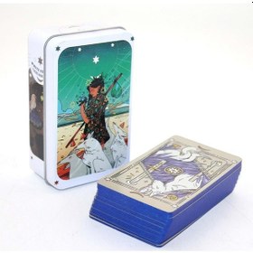 Resim Metal Kutulu Tarot Kartı - 
