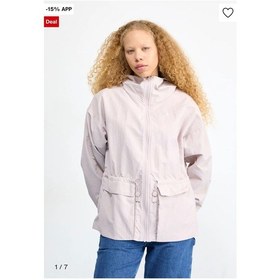 Resim Sportswear Trend Woven Essentials Oversized Pembe Kadın Ceket Pembe 