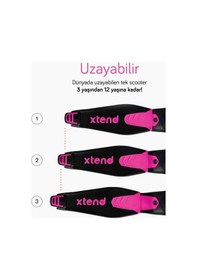 Resim Smartrike Xtend 3 Aşamalı Büyüyebilen Çocuk Scooterı 3-12 Yaş Pembe 