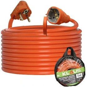 Resim Klaus Seyyar Uzatma Kablosu Priz 3x2.5 15mt 