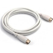 Resim Wozlo 1.8 M Altın Uçlu HDMI Kablosu Beyaz 