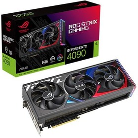 Resim ASUS GEFORCE RTX 4090 ROG-STRIX-RTX4090-24G-GAMING 24GB GDDR6X 384Bit 2xHDMI/3xDP RGB EKRAN KARTI 