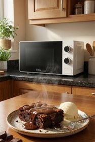 Resim Kiwi KMO-4244 Mikrodalga Fırın | 20L Kapasite, Defrost, 5 Kademeli Güç 