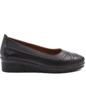 Resim Fast Step Hakiki Deri Kadın Babet Ayakkabı 359ZA023 