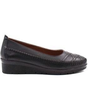 Resim Fast Step Hakiki Deri Kadın Babet Ayakkabı 359ZA023 