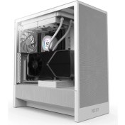 Resim Nzxt H Series H5 Flow CC-H52FW-01 Beyaz Kasa + C750 PA-7B2BB-EU 750W 80+ Bronze Power Bundle 