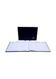 Resim Protokol Defteri Ciltli 192 Yaprak Armat Özkan Koyu Lacivert 