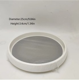Resim Sunshine022 Silikon Kaymaz Döner Tepsi S 1pc Mutfak Organizer 