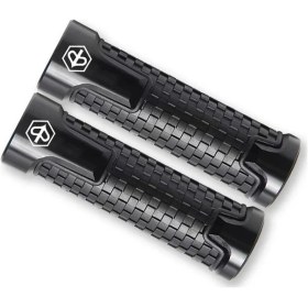 Resim Tongdashop Siyah 2 Adet Pıaggıo Liberty125 Mp3 500 Medley Beverly 300 Zıp50 Motorcycle 7/8"22mm Dayanıklı Silikon Kaymaz Tutma Sapı 