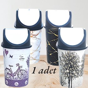 Resim Pratik ve Şık Mutfak ve Banyo Çöp Kutusu, Temizlikte Kolaylık 