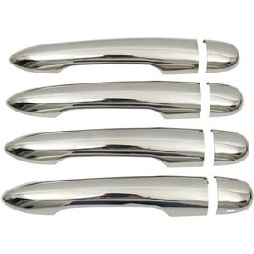 Resim Renault Laguna 3 2008-2015 Kapı Kolu Seti Paslanmaz Çelik 