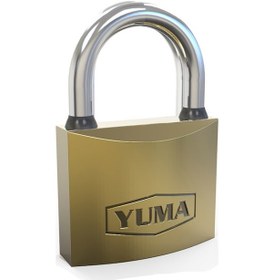 Resim Sarı Kaplama Döküm Kısa Asma Kilit 63mm Tdrtr 