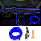 Resim Trendooze Turcoshop11 Kıend 2025 5m Usb Şerit Led Işıklar Mavi - Araç İçi Neon Aydınlatma 