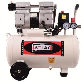 Resim Mey Ithalat® Attlas Sc 1050 Sessiz Yağsız Hava Kompresörü 50 Litre 