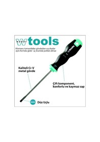 Resim Weber Tools Düz Uçlu Klemens Tornavida 25 x 75 MM 