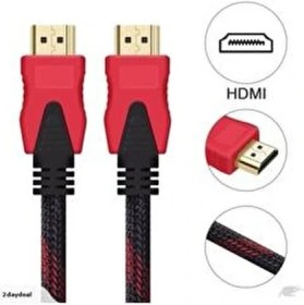 Resim Powermaster 15 Metre HDMI Kablo Örgülü Dayanıklı Tasarım 5Gbps Veri Transfer Hızı 