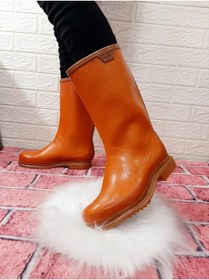 Resim Derby Safi Kauçuk Içi Miflonlu Kaymaz Krep Çizme Uzun 33cm 