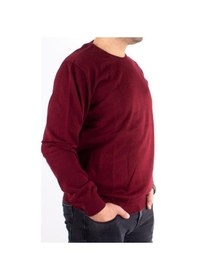 Resim Twister Jeans Twister 3621 Bordo Bisiklet Yaka Büyük Beden Erkek Kazak 
