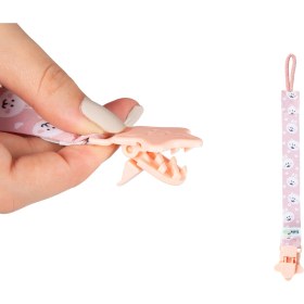 Resim Babyjem Klipsli Emzik Askısı Pembe Renkli Tasarım ile Bebeğinizin Emziğini Güvenle Tutun 