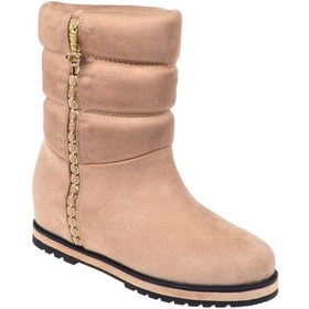 Resim Pullman İçten Dolgu Tabanlı Kadın Bot Sms-63122 Vizon Süet-vizon Süet Vizon Süet 