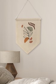Resim Mutfak Duvar Dekoru, Pinterest Oda Dekoru, Boho Kanvas Flama Askılı Duvar Örtüsü Ve Süsü NO:481 - Renkli - 1 / 21 x 30 