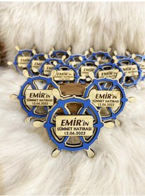 Resim Lavinta54 Kişiye Özel Sünnet Kına Düğün Ahşap Magnet 