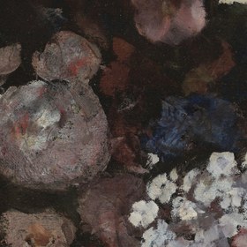 Resim The Trellis by Gustave Courbet, 3d Printed with texture and brush strokes looks like original oil painting - 17"x25" in / 50x63 / As Roll (Canvas) 