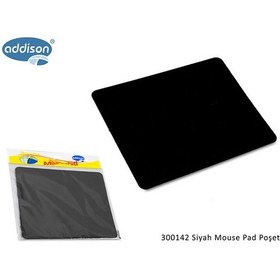 Resim Addıson 300142, 177x217x2mm, Lüx, Big, Mouse Pad, Siyah 